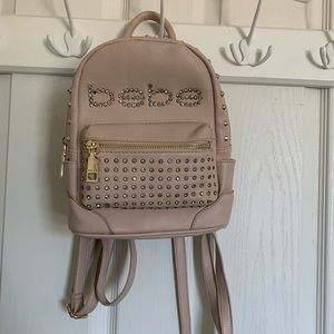 Bebe mauve pink mini backpack!